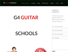 Tablet Screenshot of guitarlessonsbowiemd.com